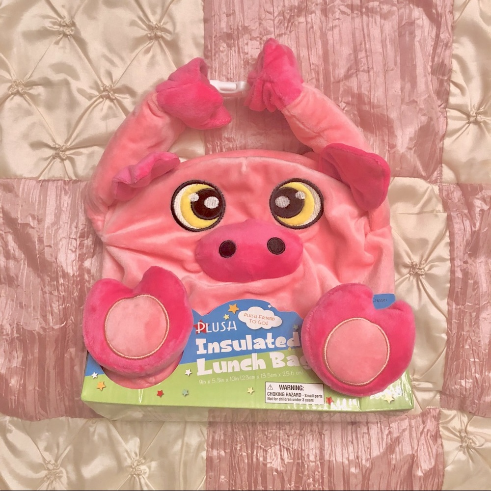 New insulted Plush Lunch Bags for kids